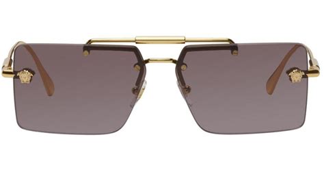 versace rimless sunglasses men|Versace rimless glasses men's.